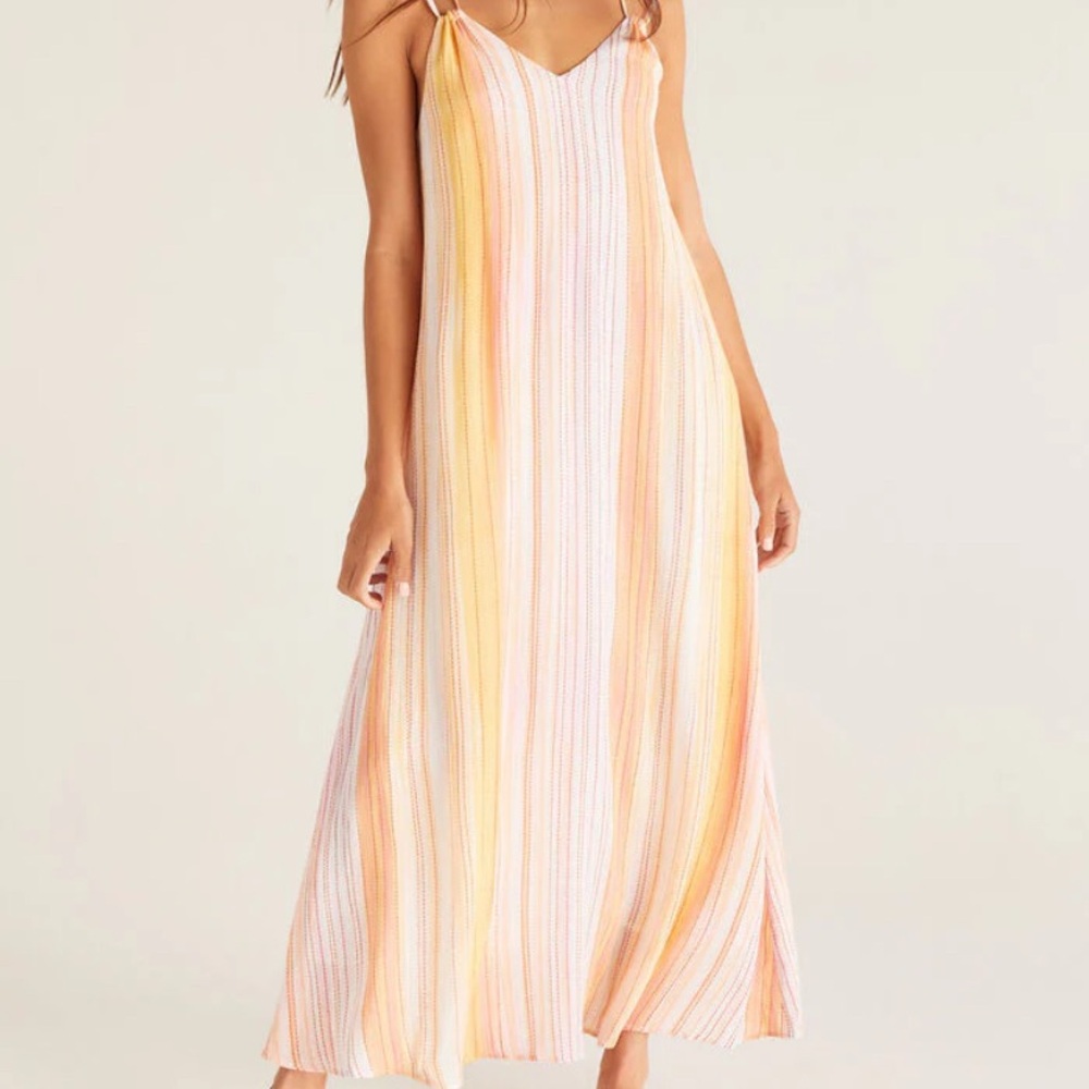 Z Supply Striped Multicolor Maxi Dress